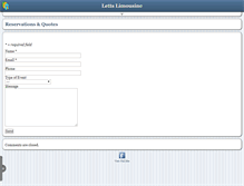 Tablet Screenshot of lettslimo.com